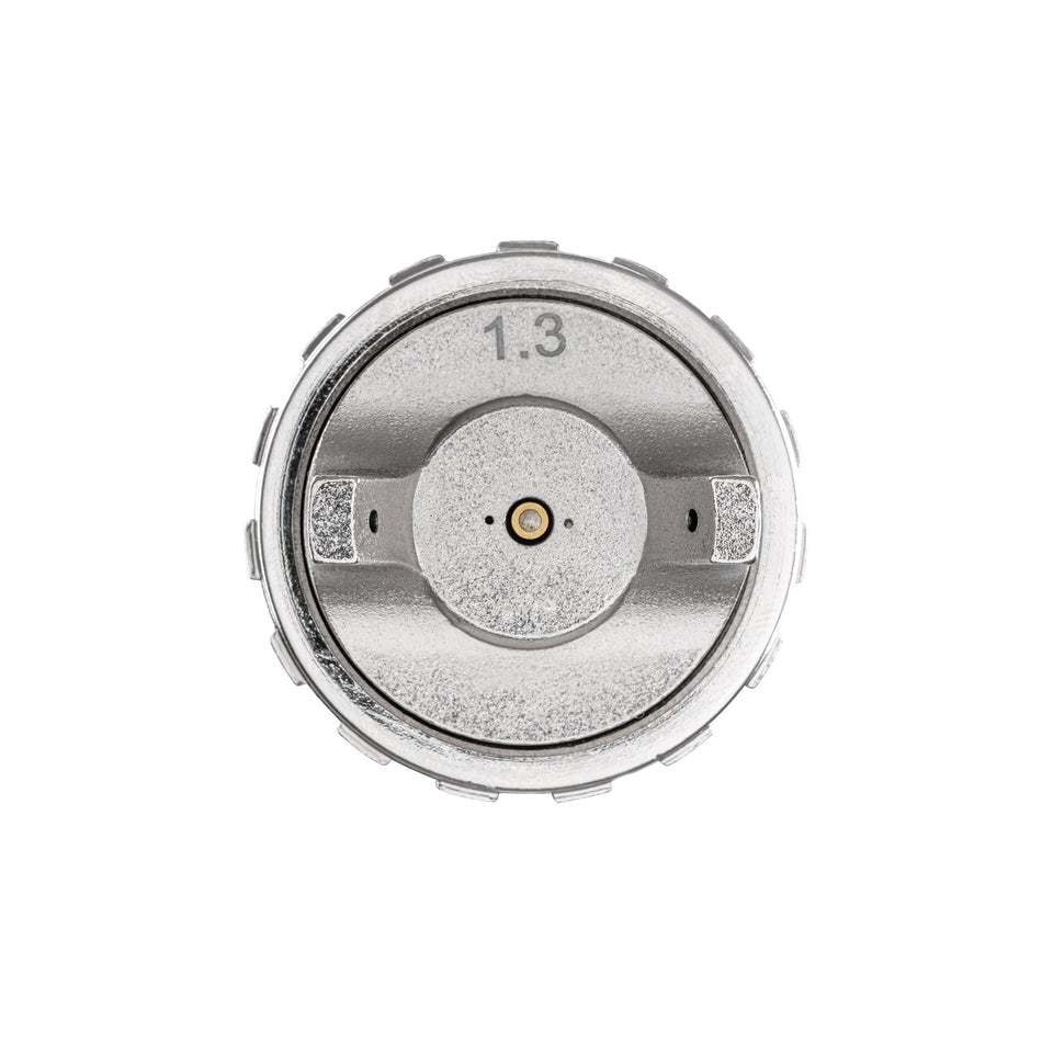 Pistola p/pintar Híbrida vaso plástico,1.3mm, TRUPER, 103927