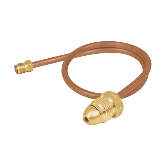 Pigtail con tuerca izquierda, punta pol, 50 cm, Foset Caja con 6, 49964