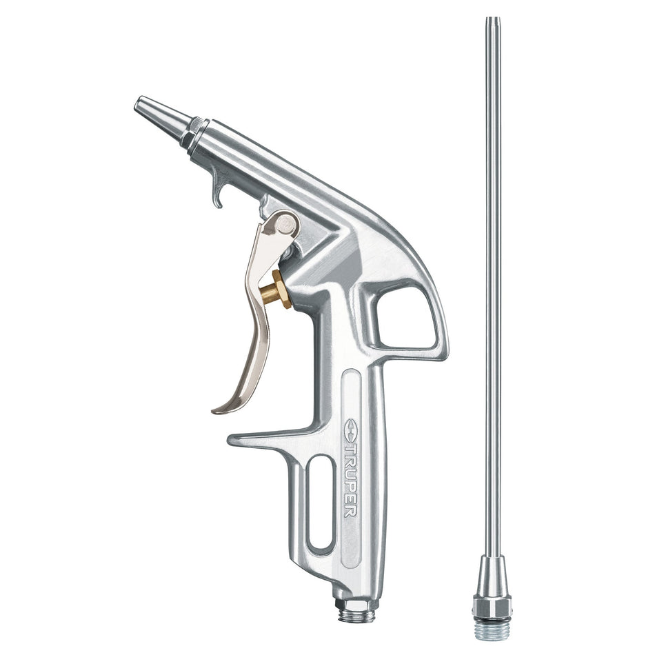 Pistola para sopletear con 2 boquillas, Truper Caja con 2, 10647