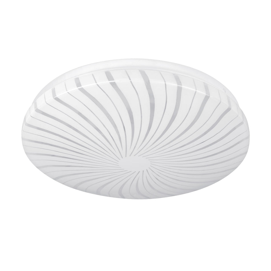 Luminario LED 8W plafón decorativo espiral luz de día,BASIC Caja con 2, 46015