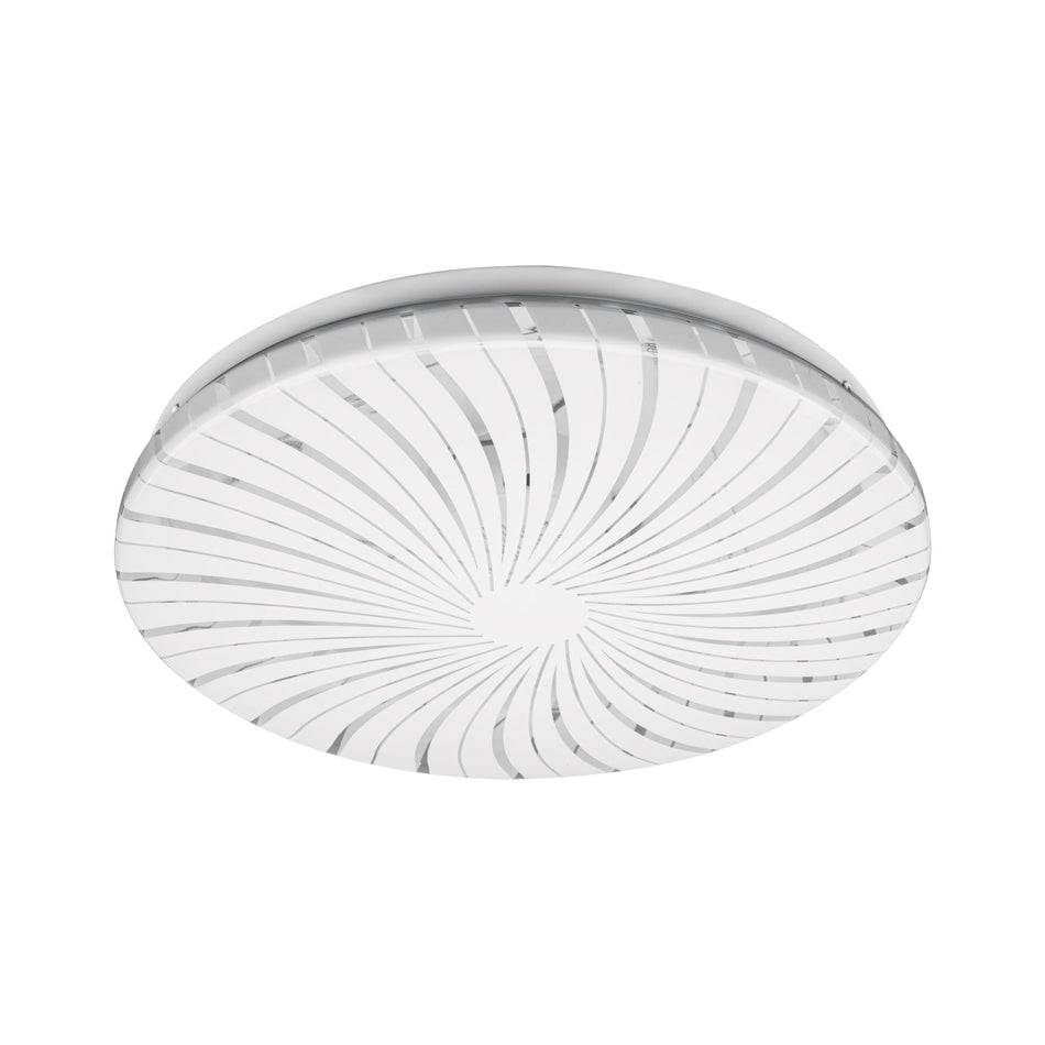 Luminario LED 15W plafón decorativo espiral luz de día,BASIC Caja con 2, 46016