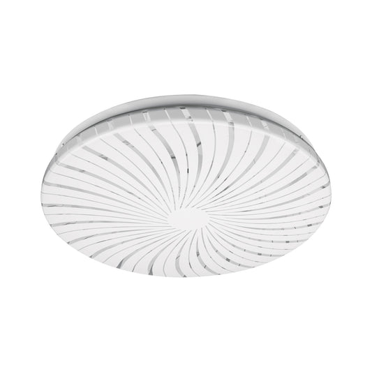Luminario LED 15W plafón decorativo espiral luz cálida,BASIC Caja con 2, 48209