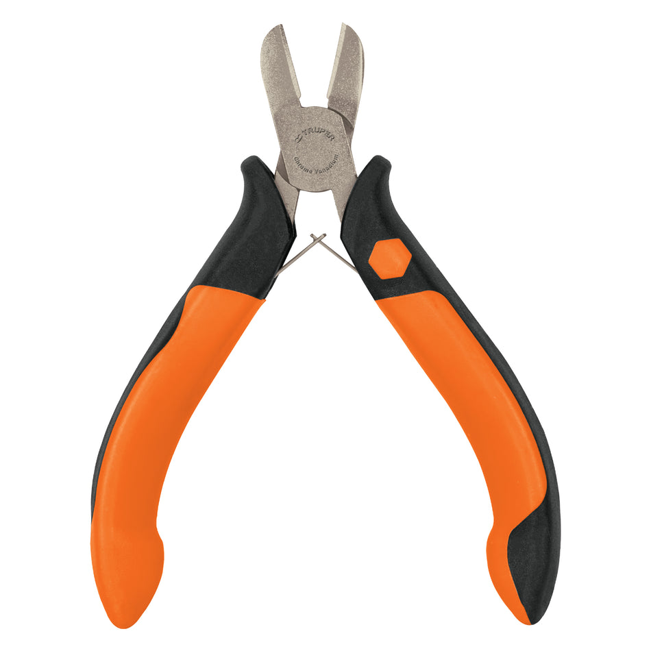 Mini pinza de corte diagonal 4' mango Comfort Grip, Truper Caja con 6, 17367