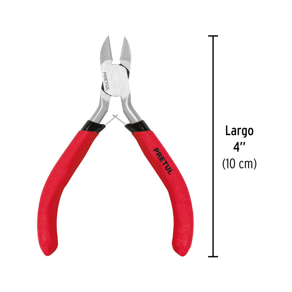 Mini pinza de corte diagonal 4', Pretul Caja con 6, 22663