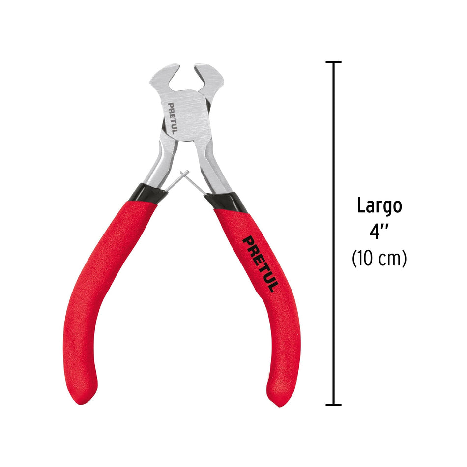 Mini pinza tipo tenaza 4', Pretul Caja con 6, 22664
