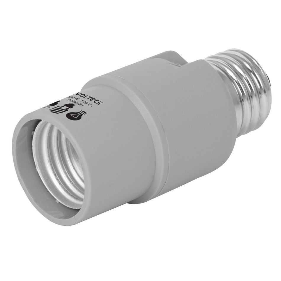 Portalámpara con sensor de luz, Volteck Caja con 4, 46534