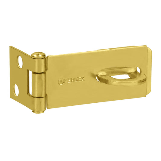 Portacandado de acero latonado 1-3/4', Hermex Caja con 6, 43730