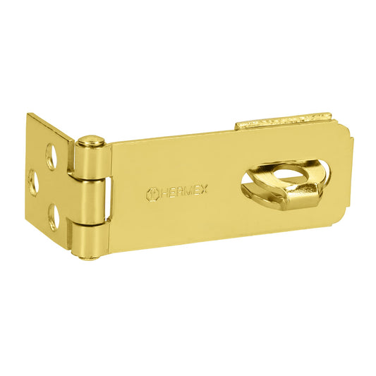 Portacandado de acero latonado 2-1/2', Hermex Caja con 6, 43735