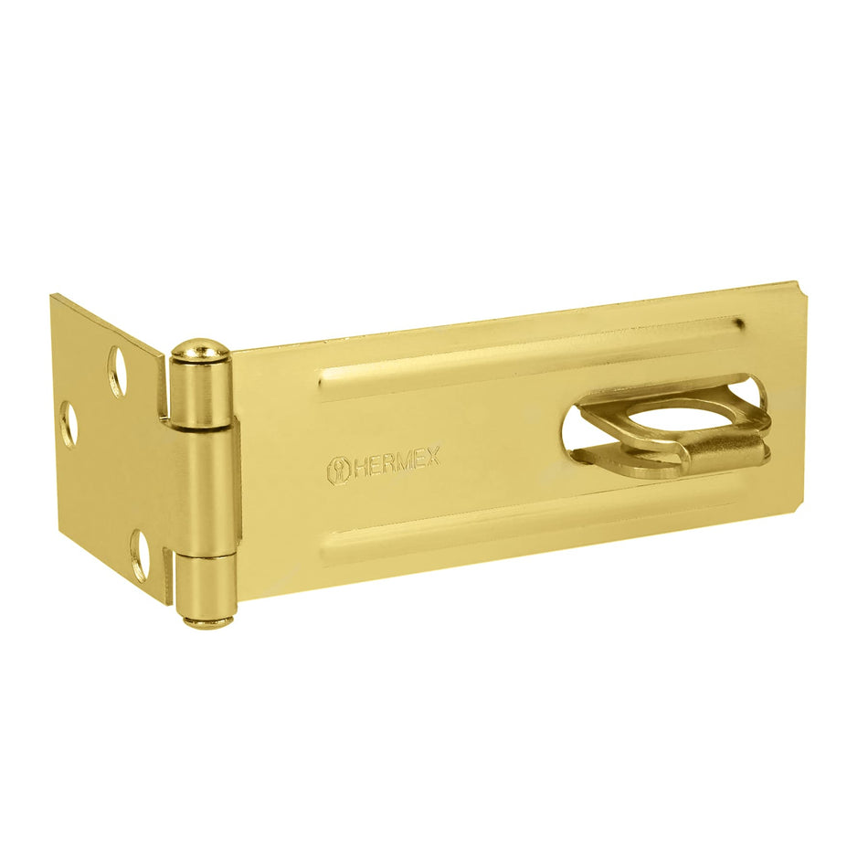 Portacandado de acero latonado 4-1/2', Hermex Caja con 6, 43745