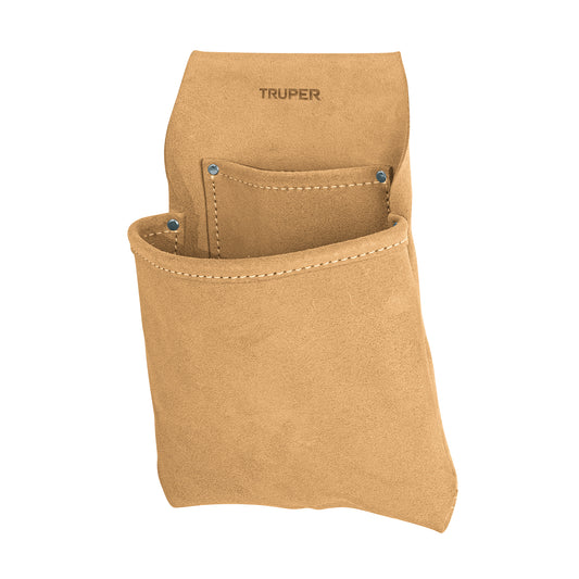 Porta herramientas de clavos con 2 compartimentos, Truper Caja con 4, 11516