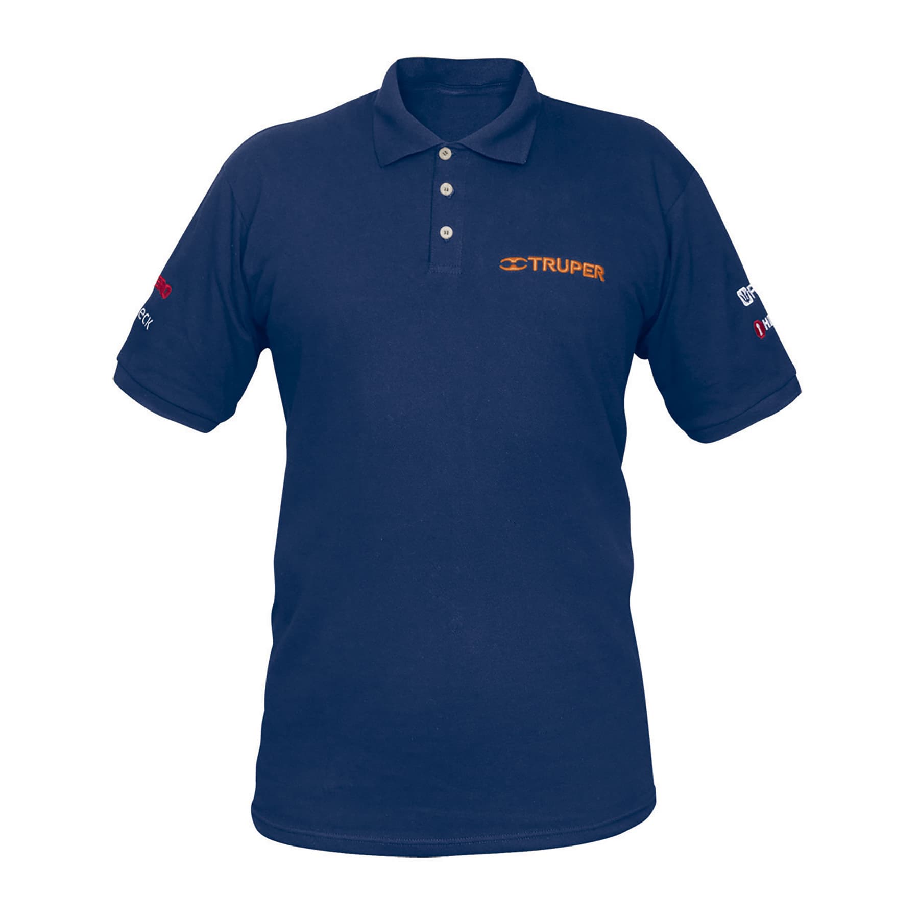 Playera polo para hombre, azul, G, Truper, 60463