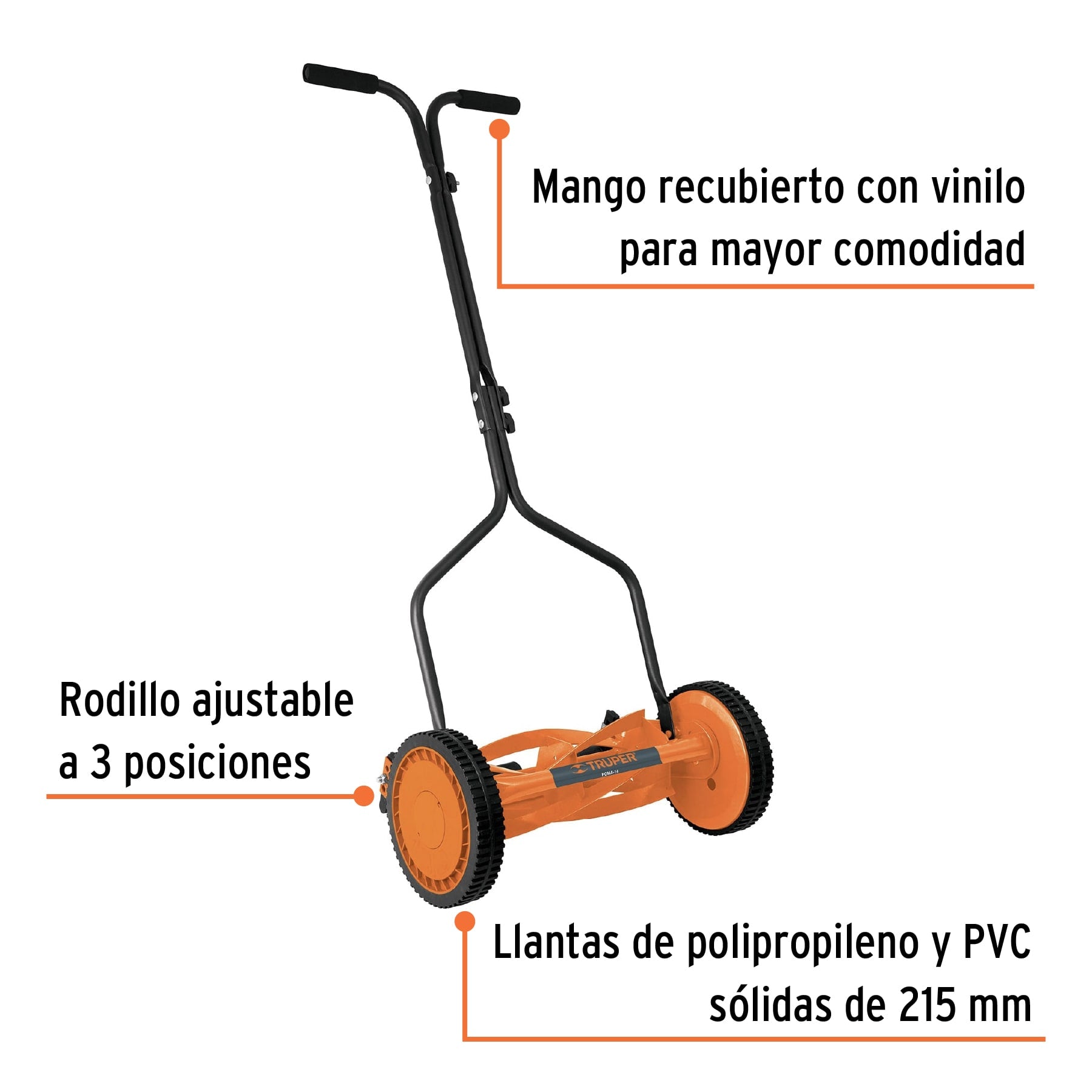 Podadora manual, 14' de corte, Truper, 17679