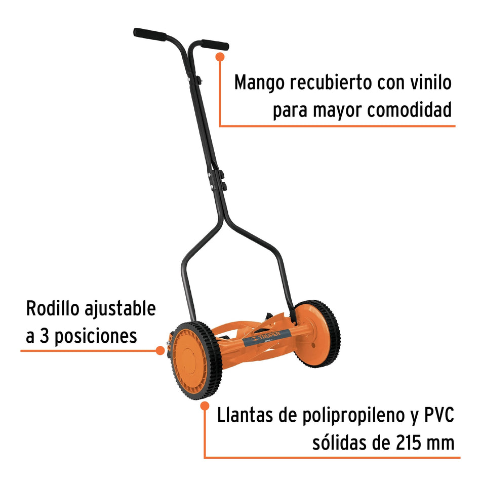 Podadora manual, 14' de corte, Truper, 17679