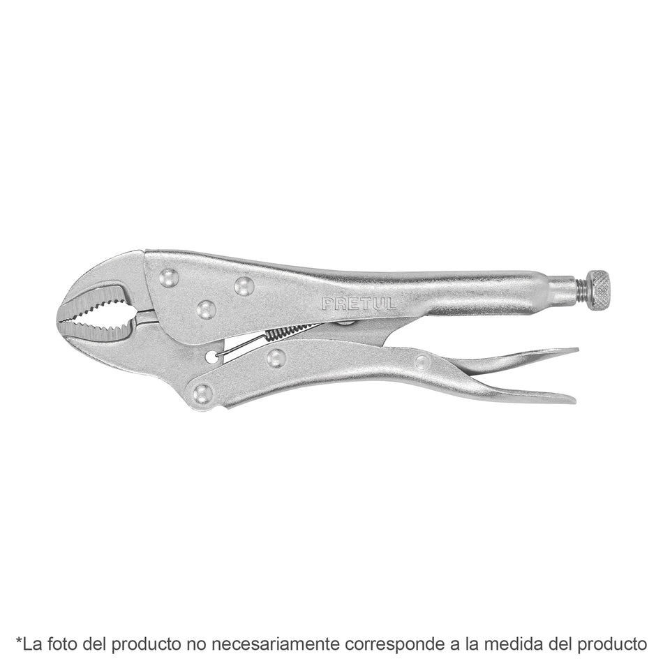 Pinza de presión 5' mordaza curva, Pretul Caja con 6, 22706