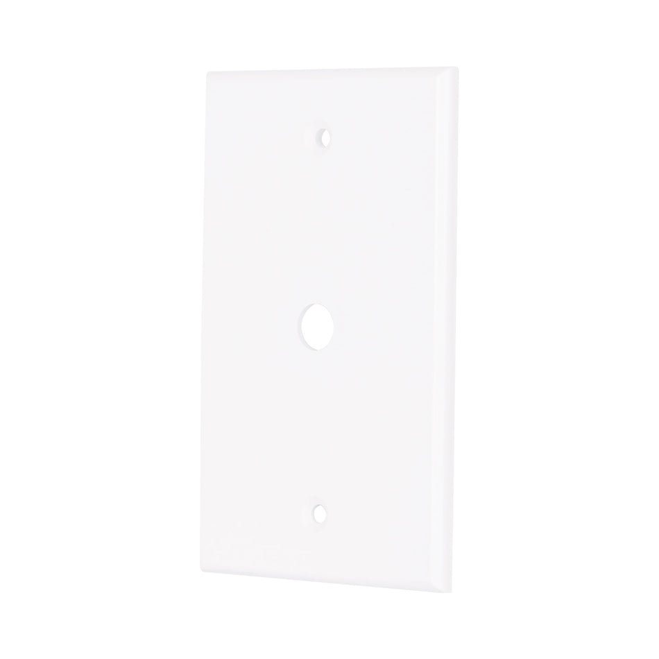 Placa de ABS pasacable, Standard, blanco, Volteck Caja con 10, 49711