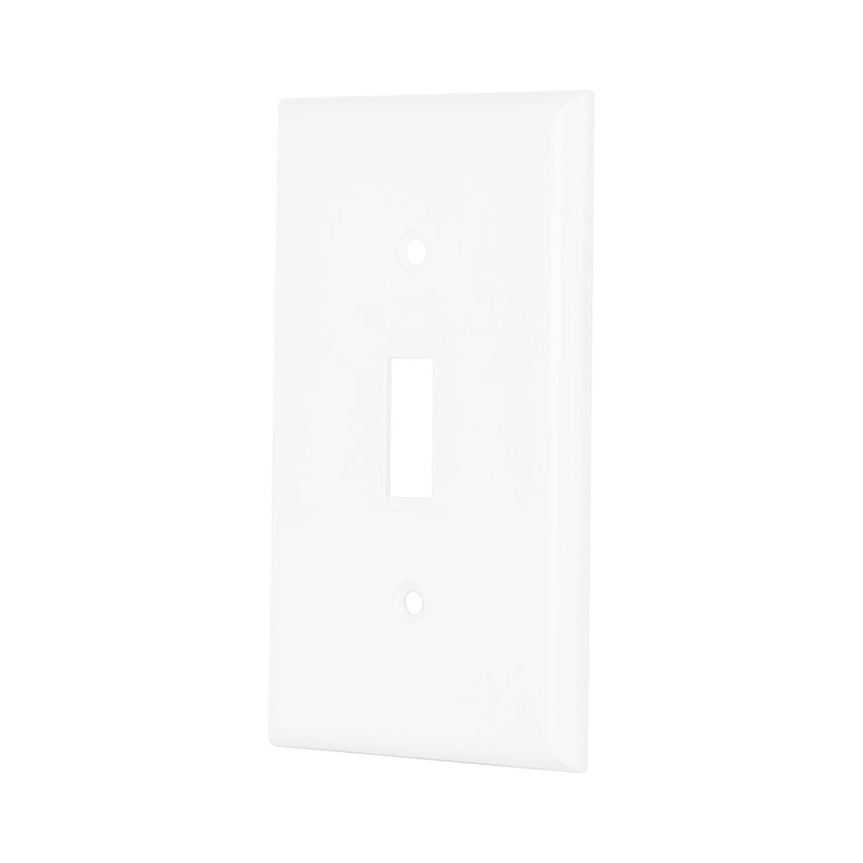 Placa de ABS para interruptor vertical, Standard, blanco Caja con 10, 47726