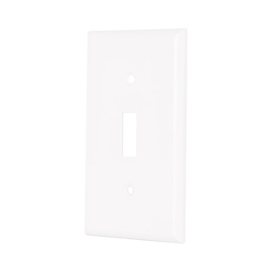 Placa de ABS para interruptor vertical, Standard, blanco Caja con 10, 47726