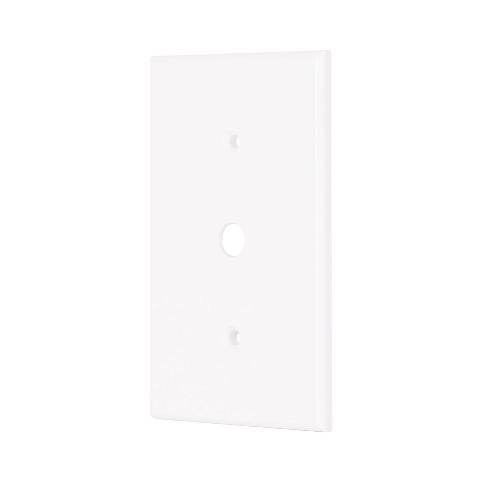 Placa de ABS para atenuador, Standard, blanco, Volteck Caja con 10, 49712