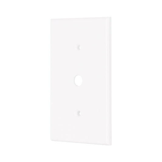 Placa de ABS para atenuador, Standard, blanco, Volteck Caja con 10, 49712