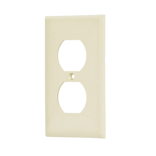 Placa de ABS dúplex, Standard, marfil, Volteck Caja con 20, 46406