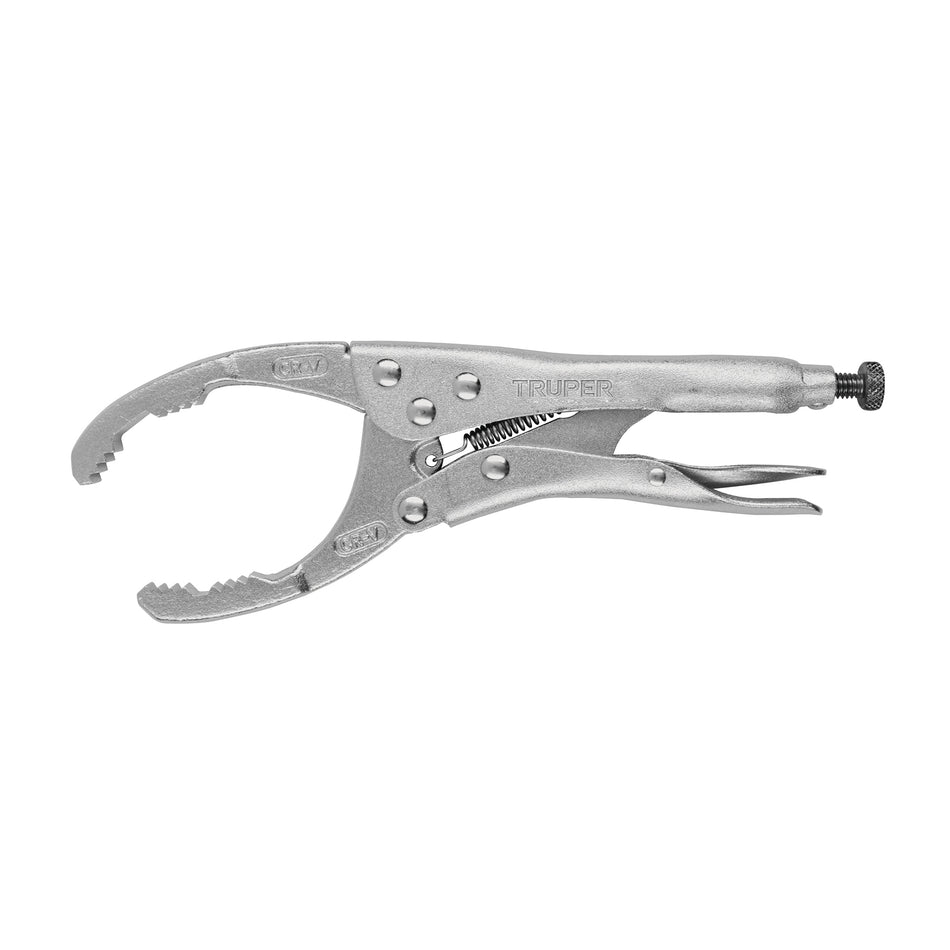 Pinza de presión 9' para filtros de aceite, Truper Caja con 3, 17446