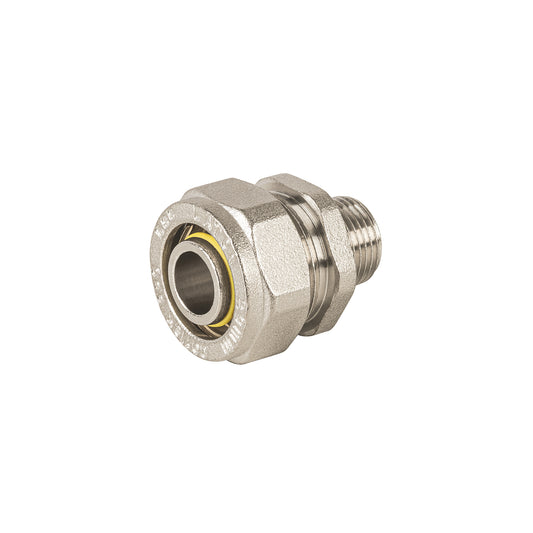 Conector para PEALPE, 1/2x3/8', con rosca macho, Foset Caja con 4, 44852