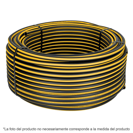 Metro de manguera para gas, 3/4' PE-AL-PE en rollo de 100m Caja con 100, 45706