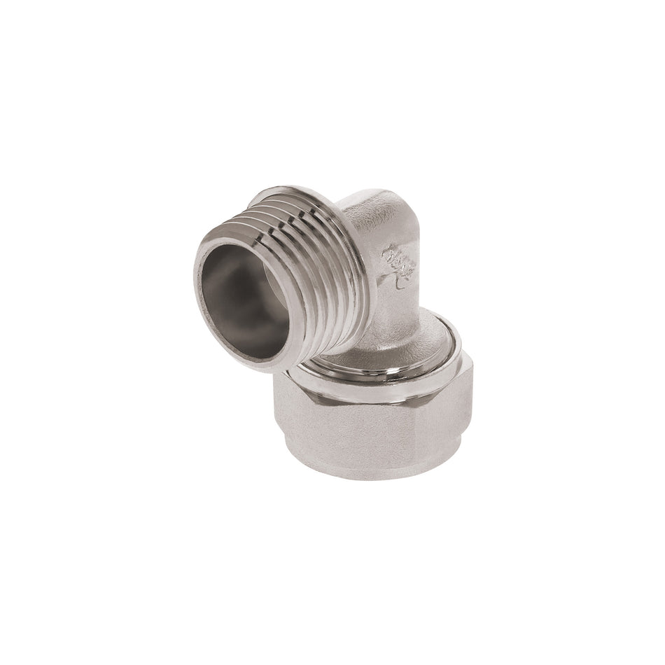Codo 90° para PEALPE, 3/8', con rosca macho, Foset Caja con 4, 45924
