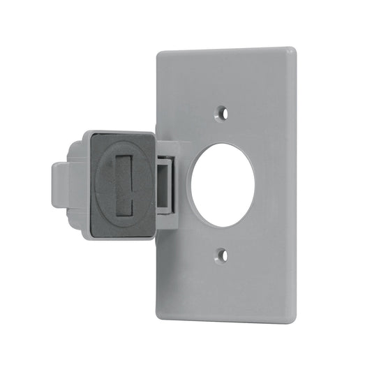 Placa contacto redondo, policarbonato,p/intemperie, Standard Caja con 10, 46411
