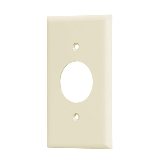 Placa de ABS para contacto redondo, Standard, marfil Caja con 10, 46412