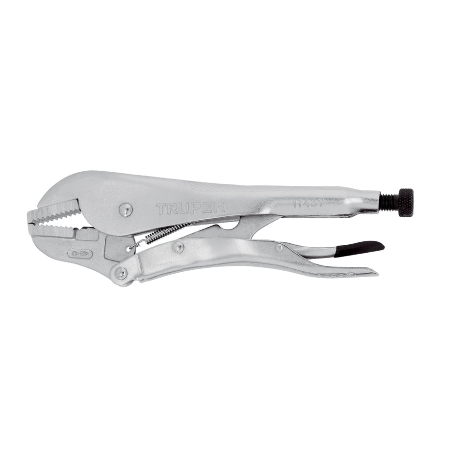 Pinza de presión 12' mordaza recta, Truper Caja con 3, 17431