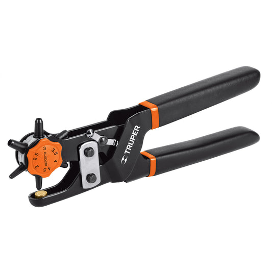 Pinza sacabocados 9' mango de PVC, Truper Caja con 3, 17340