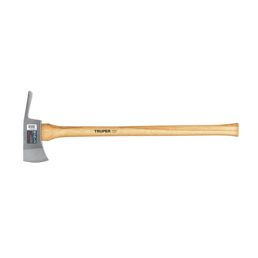 Hacha Pulaski 3-1/2 lb, mango de hickory 35', Truper Caja con 2, 14966