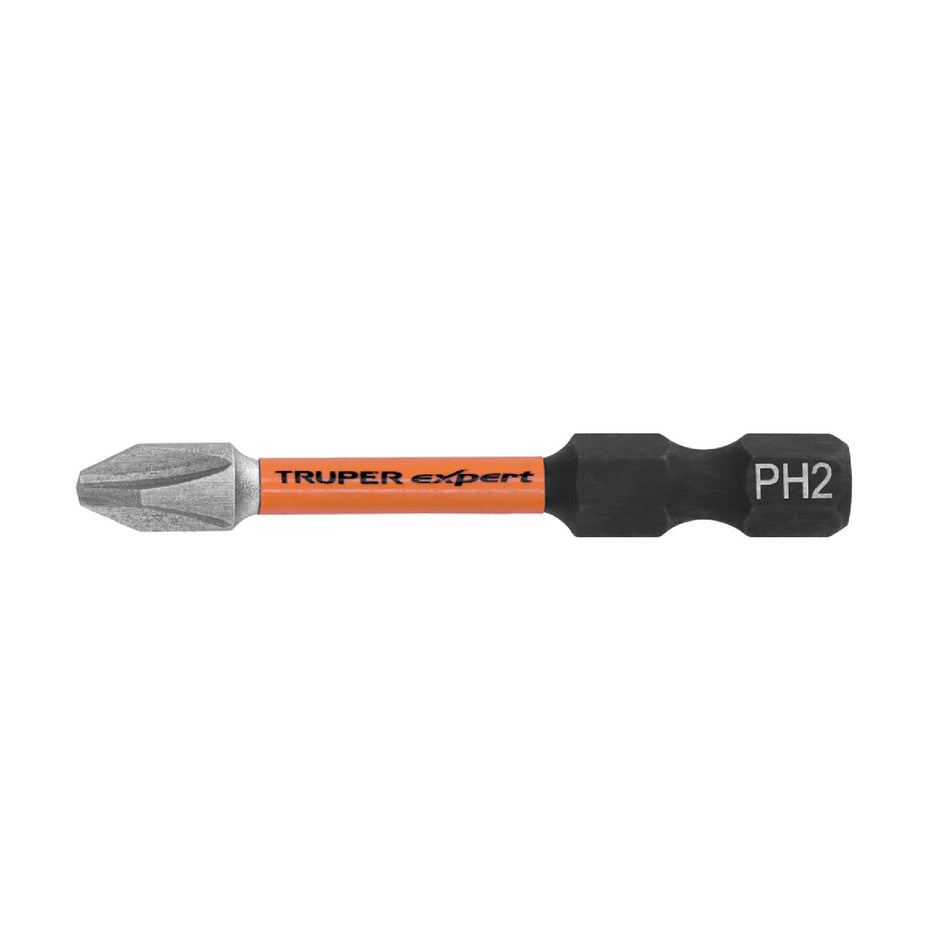 Estuche con 50 puntas de cruz PH2 de impacto largo 2' Caja con 3, 103025
