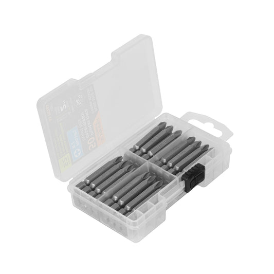 Estuche con 50 puntas de cruz PH2 largo 2', Truper Expert Caja con 6, 100251