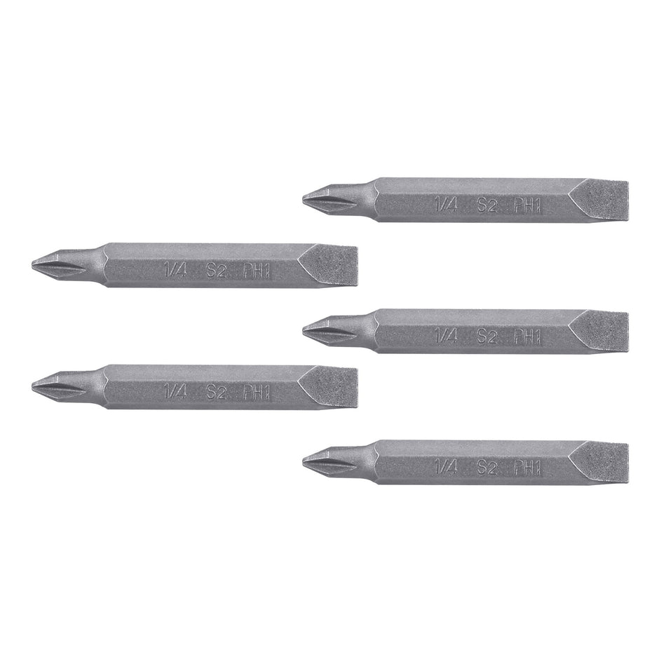 Estuche con 5 puntas dobles PH1 y 1/4' largo 2', Expert Caja con 6, 12177