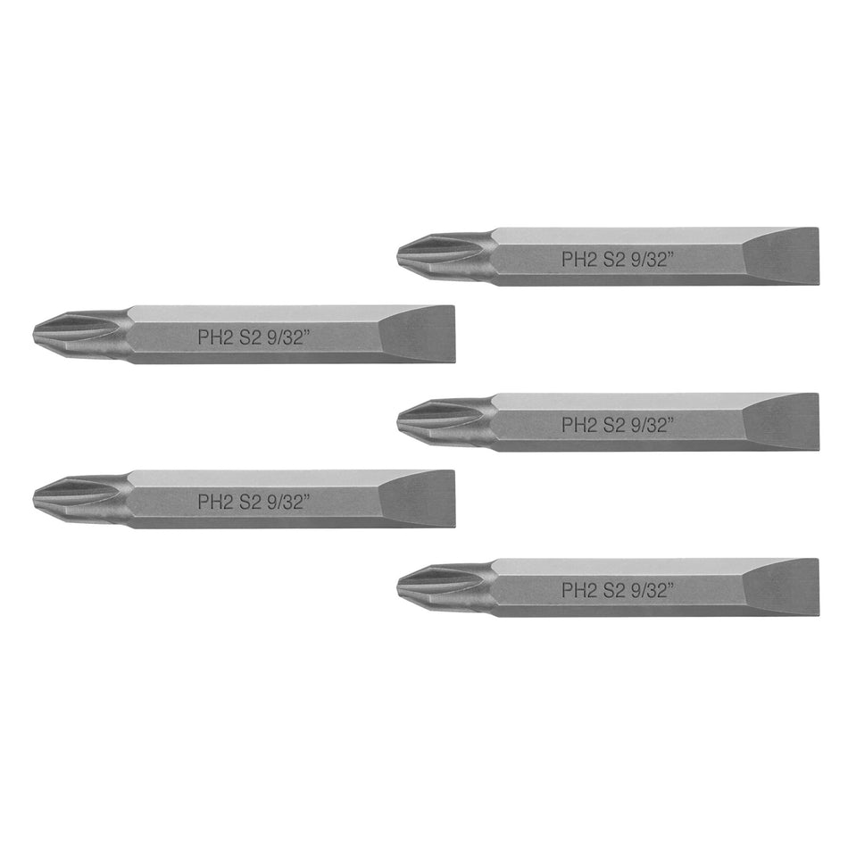 Estuche con 5 puntas dobles PH2 y 9/32' largo 2', Expert Caja con 6, 12179