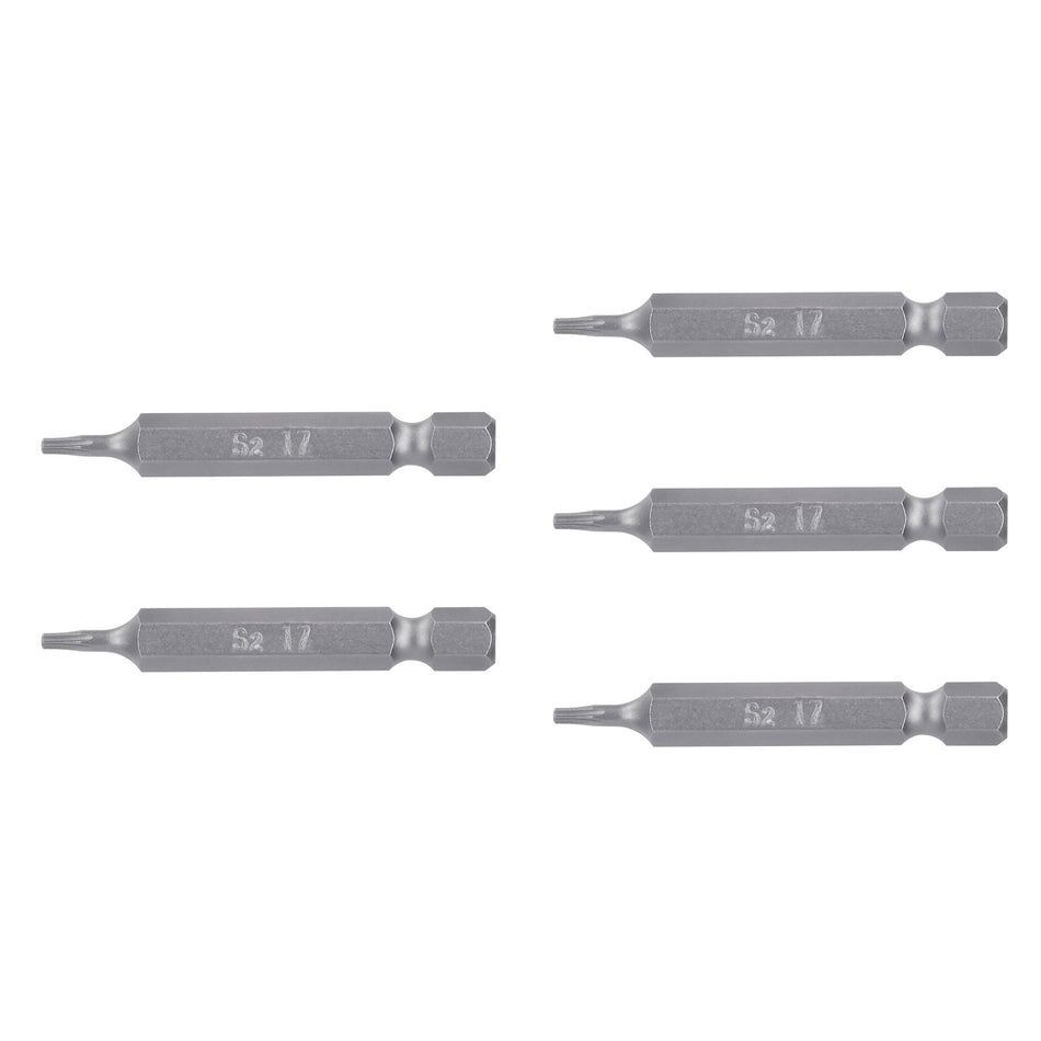 Estuche con 5 puntas torx T7 largo 2', Truper Expert Caja con 6, 12209
