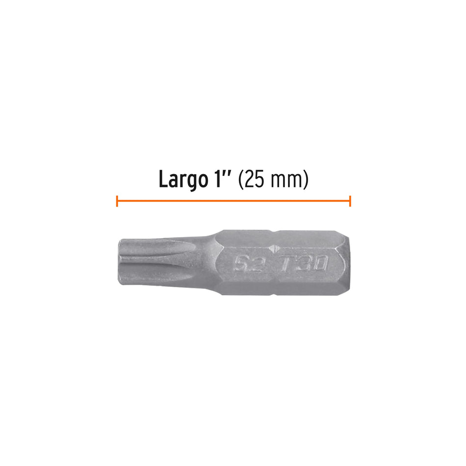 Estuche con 5 puntas torx T30 con seguro largo 1', Expert Caja con 6, 12346