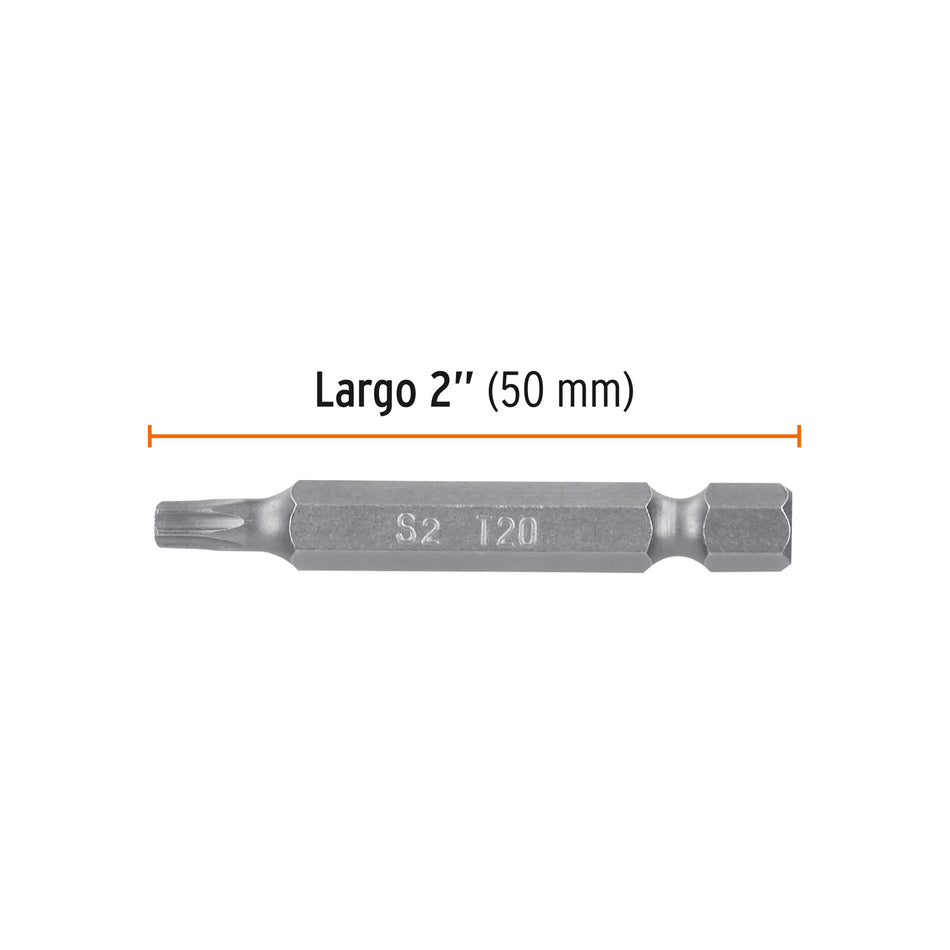 Estuche con 5 puntas torx T20 con seguro largo 2', Expert Caja con 6, 12360