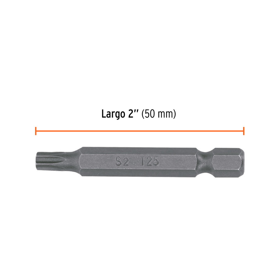 Estuche con 5 puntas torx T25 con seguro largo 2', Expert Caja con 6, 12400