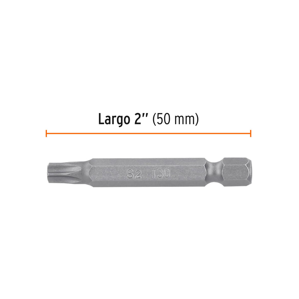Estuche con 5 puntas torx T30 con seguro largo 2', Expert Caja con 6, 12484