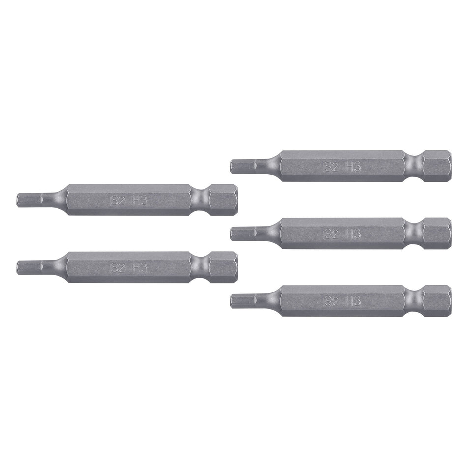 Estuche con 5 puntas hexagonales de 3 mm largo 2', Expert Caja con 6, 12692