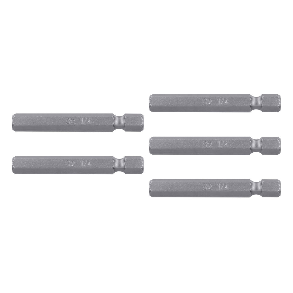 Estuche con 5 puntas hexagonales de 1/4mm largo 2', Expert Caja con 6, 12653