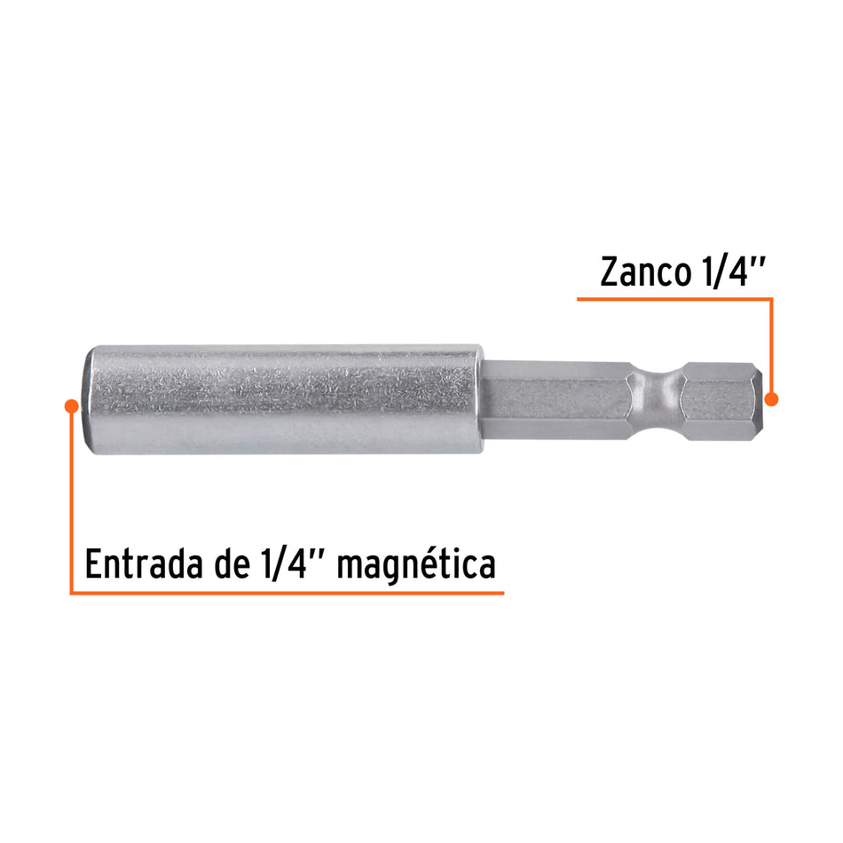 Estuche con 5 extensiones de 60 mm magnéticas, Expert Caja con 6, 11867