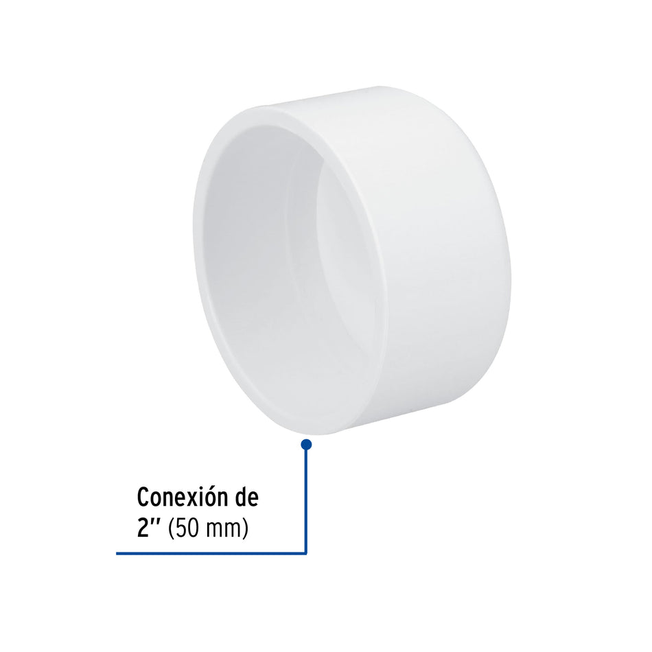 Tapón de PVC 2', Foset Caja con 4, 45541
