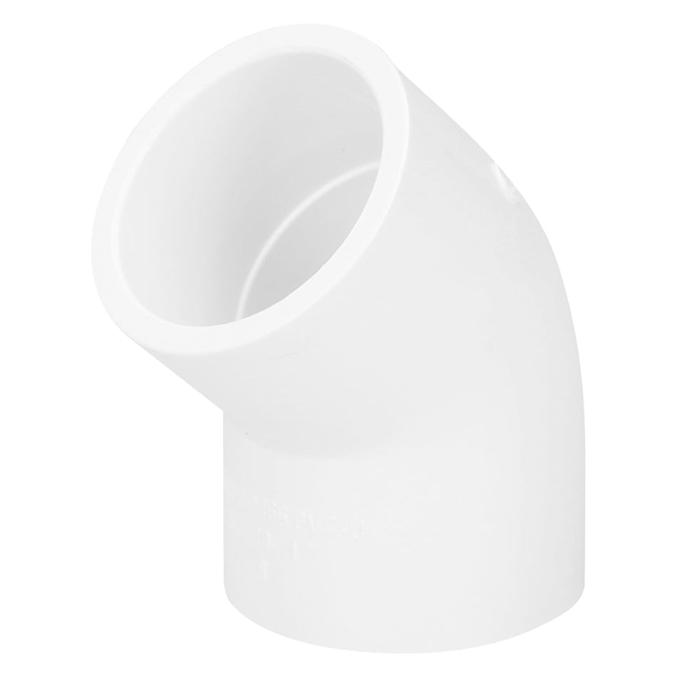 Codo 45° de PVC de 1', Foset Caja con 10, 45416
