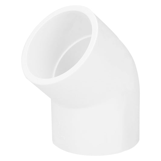 Codo 45° de PVC de 1-1/4', Foset Caja con 4, 45526