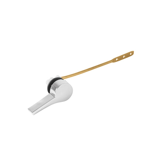 Palanca frontal metálica cromada minimalista para WC, FOSET Caja con 6, 45392