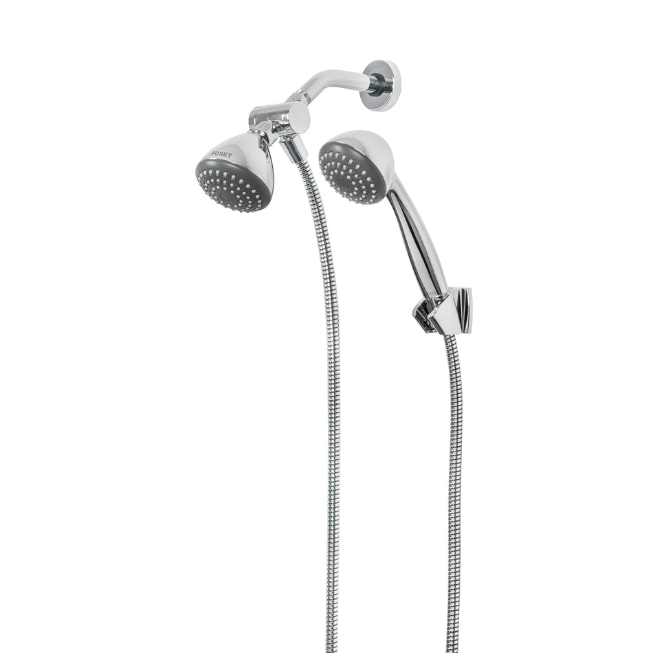 Regadera 3-1/4' con extensión tipo teléfono, Foset Aero, 45788